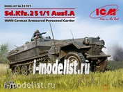 35101 ICM 1/35 German armored personnel carrier Sd.Kfz.251/1 Ausf.A