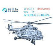 QDS-35110 Quinta Studio 1/35 3D Декаль интерьера кабины Мu-17 (Т$ач) (малая версия)