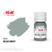 C1032 ICM Краска для творчества, 12 мл, цвет Сине-серый (Blue Grey)