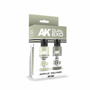 AK1562 AK Interactive Набор красок Dual Exo - 18A звездолётный серый & 18B NCC серый