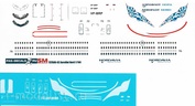 737500-02 PasDecals 1/144 Декаль на Boeng 737-500 Nord Avi - Аэрофот Норд