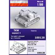 100128 Zebrano 1/100 Польская танкетка TKW, вариант 2