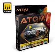 ATOM20702 Ammo Mig Набор ATOM Металлические цвета / ATOM Metallic Colors Set (12 цветов)