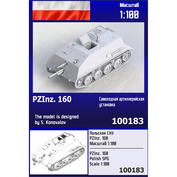 100183 Zebrano 1/100 Polish self-propelled gun PZInz. 160