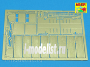 35 A011 Aber 1/35 photo Etching for Fenders and exhaust covers for Tiger I (for early model in Africa)