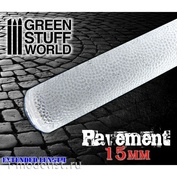 1627 Green Stuff World Инструмент для создания текстуры тротуара 15 мм / Rolling Pin Pavement 15mm
