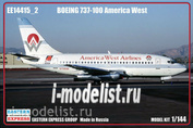 14415-2 Восточный экспресс 1/144 Авиалайнер Б-731 America West