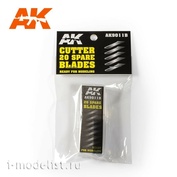 AK9011B AK Interactive Набор запасных лезвий для модельного ножа