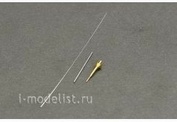 D35009 Zedval 1/35 Aerial input and two-meter antenna for AFV equipped with radios R-123/123М, R-163, R-173. For installation on models 55 (late series), 62 (late series), 64, 72, 80, 90, BMP-1/2/3 and BTR-70/80 (all variants)
