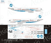 T23-001 Ascensio 1/144 Декаль на самолет тушка-204-300 (Владивосток Авиа)