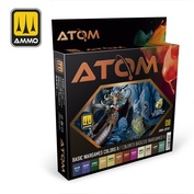 ATOM20707 Ammo Mig Набор ATOM Основные цвета военных игр II / ATOM Basic Wargames Colors II Set (12 цветов)