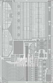 72663 Eduard 1/72 Фототравление для модели B-2A bomb bay
