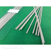 5108 svmodel Slats 2x2-length 295 mm-basswood-10 pcs