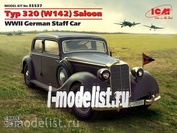 35537 ICM 1/35 Typ 320 (W142) Saloon, WWII German Staff Car