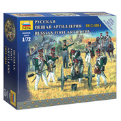 6809 Звезда 1/72 Русская пешая артиллерия 1812-1814
