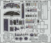 FE904 Eduard 1/48 photo etched parts for the model of the He 111H-6