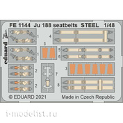 FE1144 Eduard 1/48 Photo etching for Ju 188, steel belts