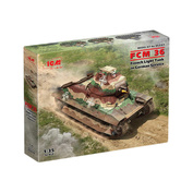 35337 ICM 1/35 French light tank in the service of the Wehrmacht FCM 36