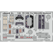 FE1200 Eduard 1/48 Photo Etching for Fw 190A-8/ R2 Weekend