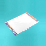 70123 Tamiya Plastic white, thickness 0.5 mm, size B4 (364x257mm) 4 sheets.