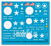 ep 1032 Peddinghaus-decals 1/48 Decal US Army markings for M3 Halftrack, M4A1, T30 antiaircraft halftrack