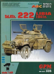 335 GPM 1/25 Sd.Kfz. 222 LIBIA 1941