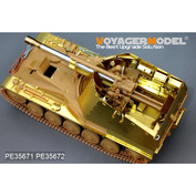 PE35672 Voyager Model 1/35 Фототравление для 105-мм гаубицы на шасси PZ-II Sd.Kfz.124 Wespe