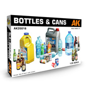 AK35018 AK Interactive 1/35 Бутылки и банки