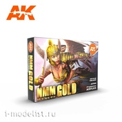 AK11606 AK Interactive acrylic paint Set NMM (Non Metallic Metal)