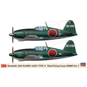 02234 Hasegawa 1/72 Mitsubishi J2M3 Raiden (Jack) Type 21 '302nd Flying Group Combo Part 2'