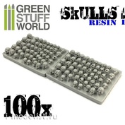 1343 Green Stuff World Набор черепов из смолы 100 шт.  / 100x Resin Skulls