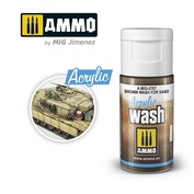 AMIG0707 Ammo Mig Акриловая смывка (Коричневый для песка) 15 мл / ACRYLIC WASH Brown Wash for Sand
