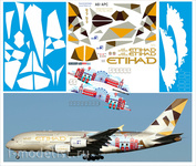 380-04 PasDecals 1/144 Декаль на Airbus A 380 ETIHAD UK