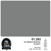 01.282 Jim Scale Краска под аэрограф U.S. Medium Mod.Grey FS 36251