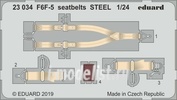 23034 Eduard 1/24 photo etched parts for F6F-5 steel straps