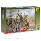 8077 Zvezda 1/72 Soviet Infantry platoon. Kursk 1943