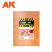 AK8053 AK Interactive Cork Sheet 200x300x 2mm coarse grained