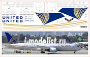 787900-04 PasDecals 1/144 Декаль на Boing 787-900 United Airlines