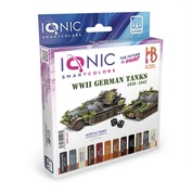IONIC-1213 Ammo Mig Набор акриловых красок IONIC Notмецкие танки времен Второй мировой войны 1939-1942 гг. / WWII German Tanks 1939 -1942