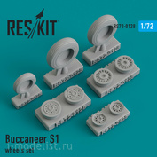 RS72-0128 RESKIT 1/72 Buccaneer S1 смоляные колеса