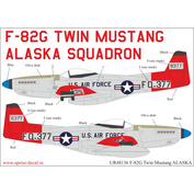 UR48136 UpRise 1/48 Декали для F-82G Twin Mustang Alaska + маски