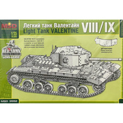 3552 Макет 1/35 Легкий танк Valentine VIII/IX