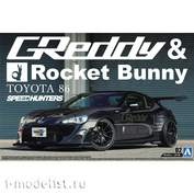 06187 Aoshima 1/24 ZN6 Toyota 86 '12 Greddy & Rocket Bunny Volk Racing Ver.