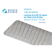 QP48010 Quinta Studio 1/48 Лозенг киперные ленты Pfalz DIII-DIIIa (для любых моделей)