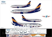 735-002 Ascensio 1/144 Декаль на самолет боенг 737-500 (Арофлот Дон/ДонАва)