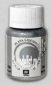 70790 Paint metal lacquer Vallejo Silver/Silver