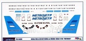 PD-14409 PasDecals 1/144 Decal for A-320 METROJET