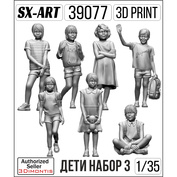 39077 SX-Art 1/35 Дети - девочки набор 3 (фигуры)