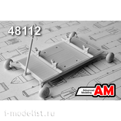 AMC48112 Advanced Modeling 1/48 Тележка универсальная для транспортировки боеприпасов и аэродромного оборудования