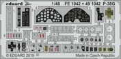 FE1042 Eduard 1/48 Set of photo-etched parts for the P-38G